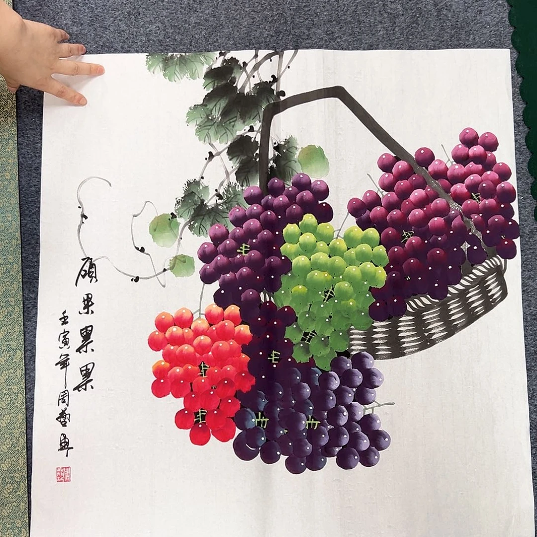 国画宣纸国画纯手绘作品