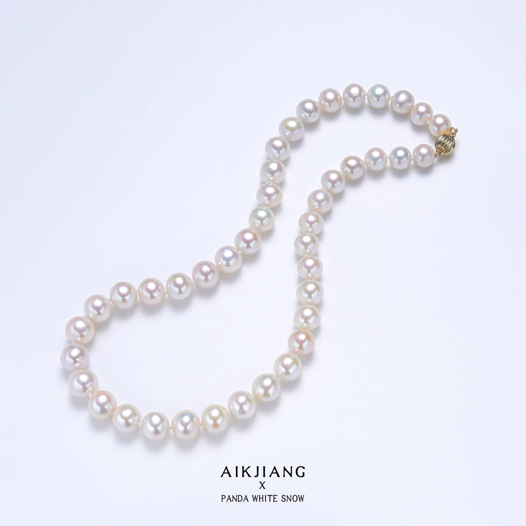 AIKJIANG/爱匠【白总】淡水珍珠14k金大点位珍珠项链9-12mm经典百搭