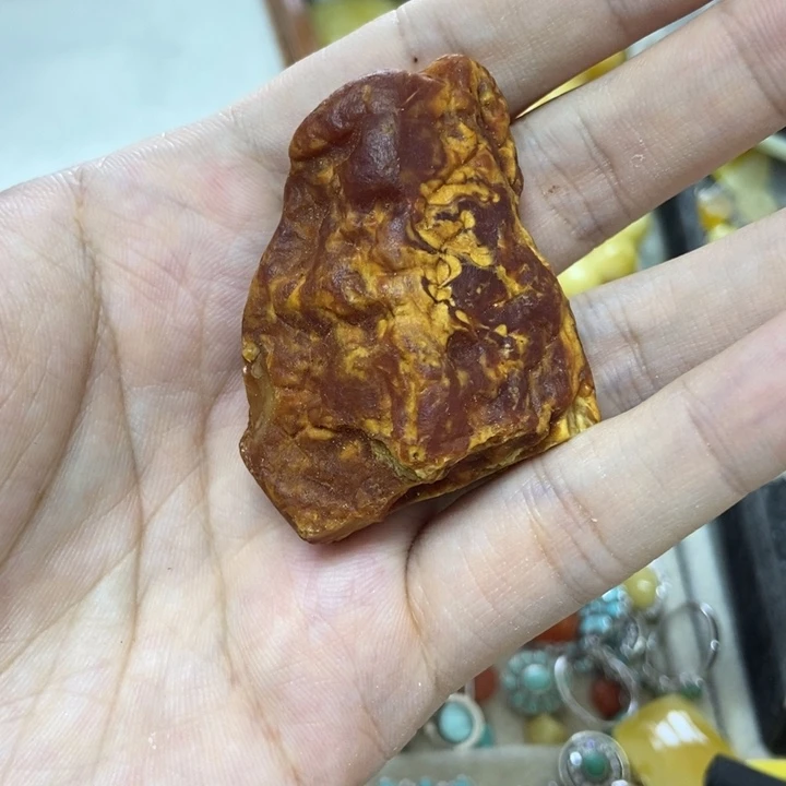 未镶嵌蜜蜡裸石吊坠