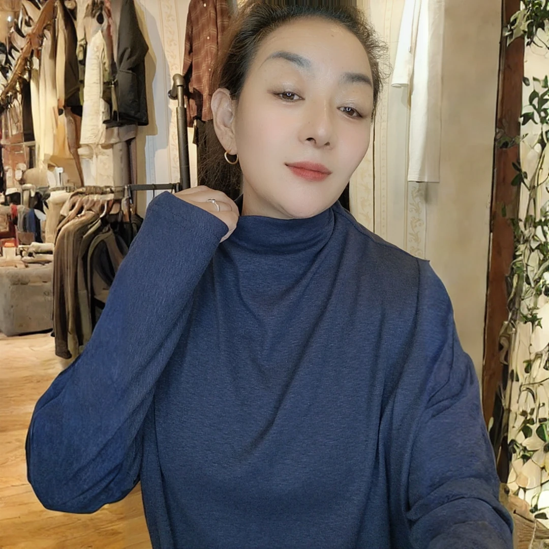 常规针织衫毛针织衫针织修身型长袖套头秋冬秋季