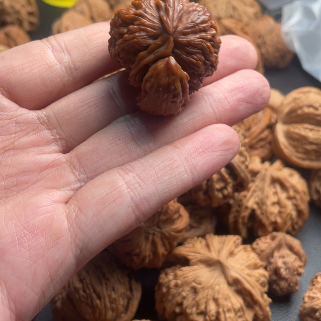 文玩核桃把件?*白狮子脚