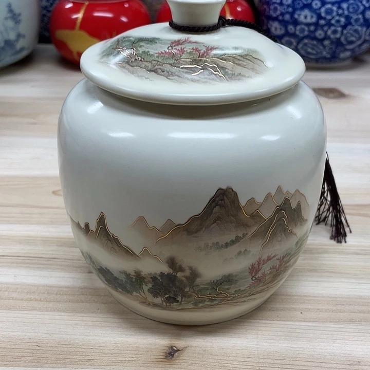 陶瓷罐茶叶罐储物罐密封罐