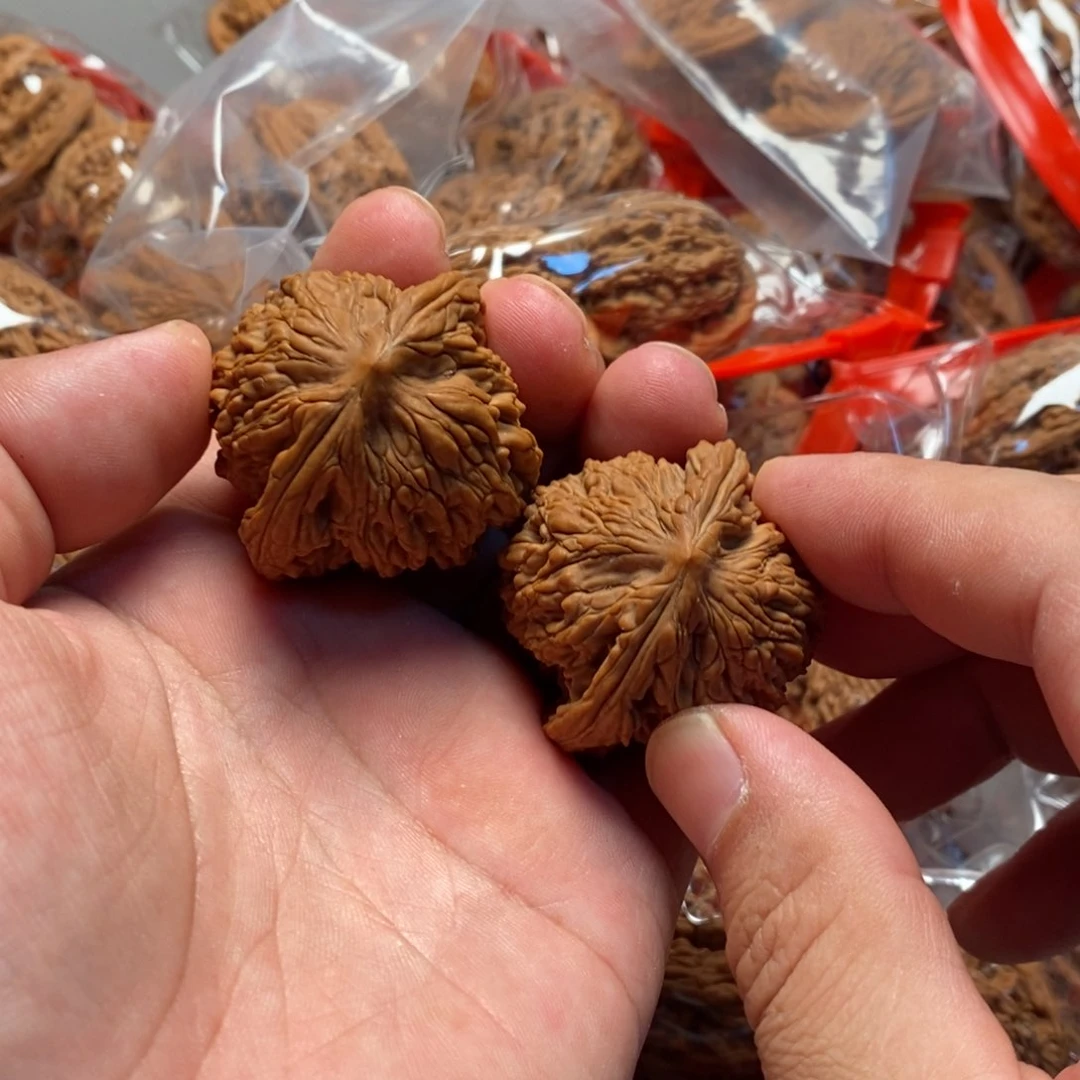 桃核把件42精品虎头