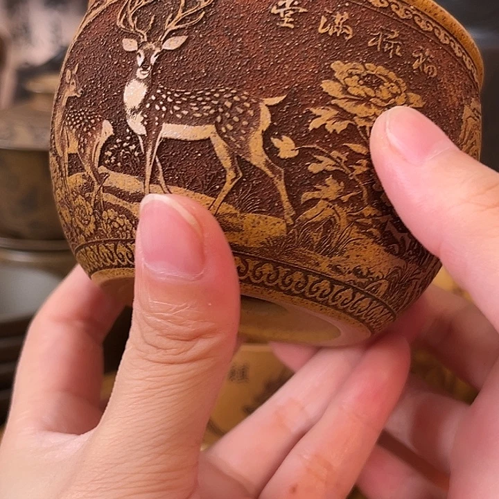 茶杯紫砂宜兴紫砂茶杯正品