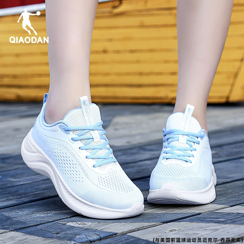 乔丹官方运动鞋女鞋2025夏季网面透气休闲鞋子轻便减震软底跑步鞋
