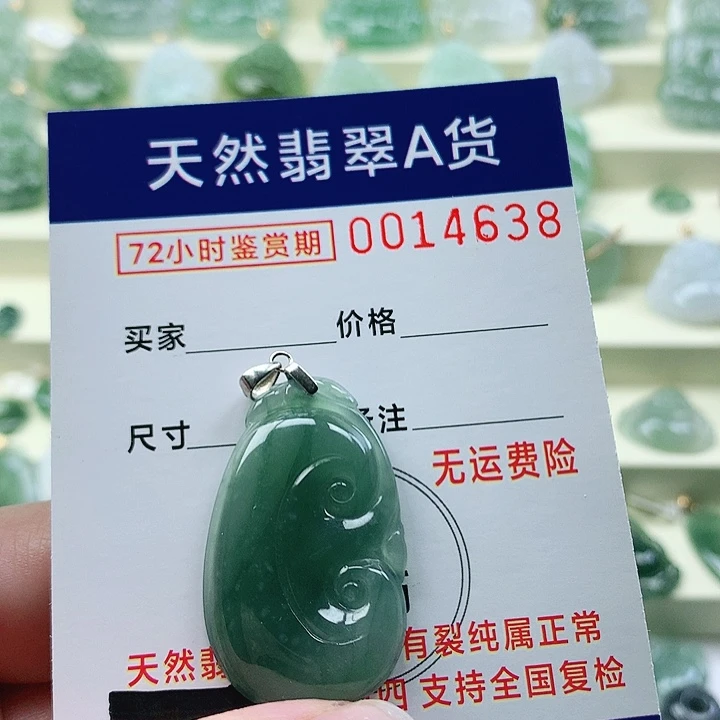 颈饰未镶嵌翡翠吊