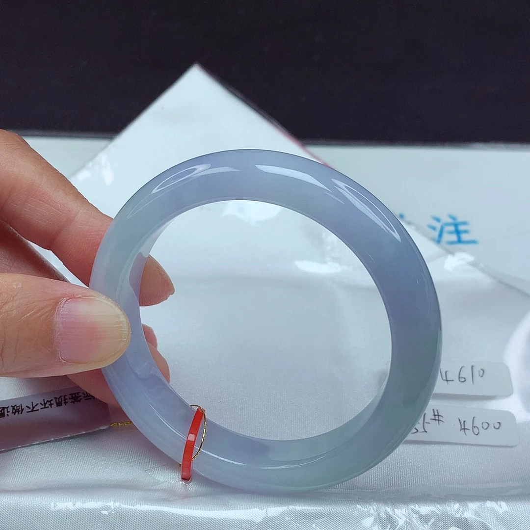 翡翠未镶嵌手镯55圈4610