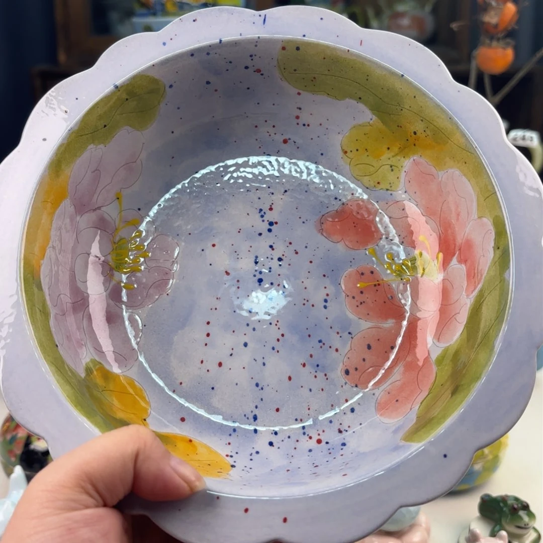 景德镇手绘高温釉下彩陶瓷茶具