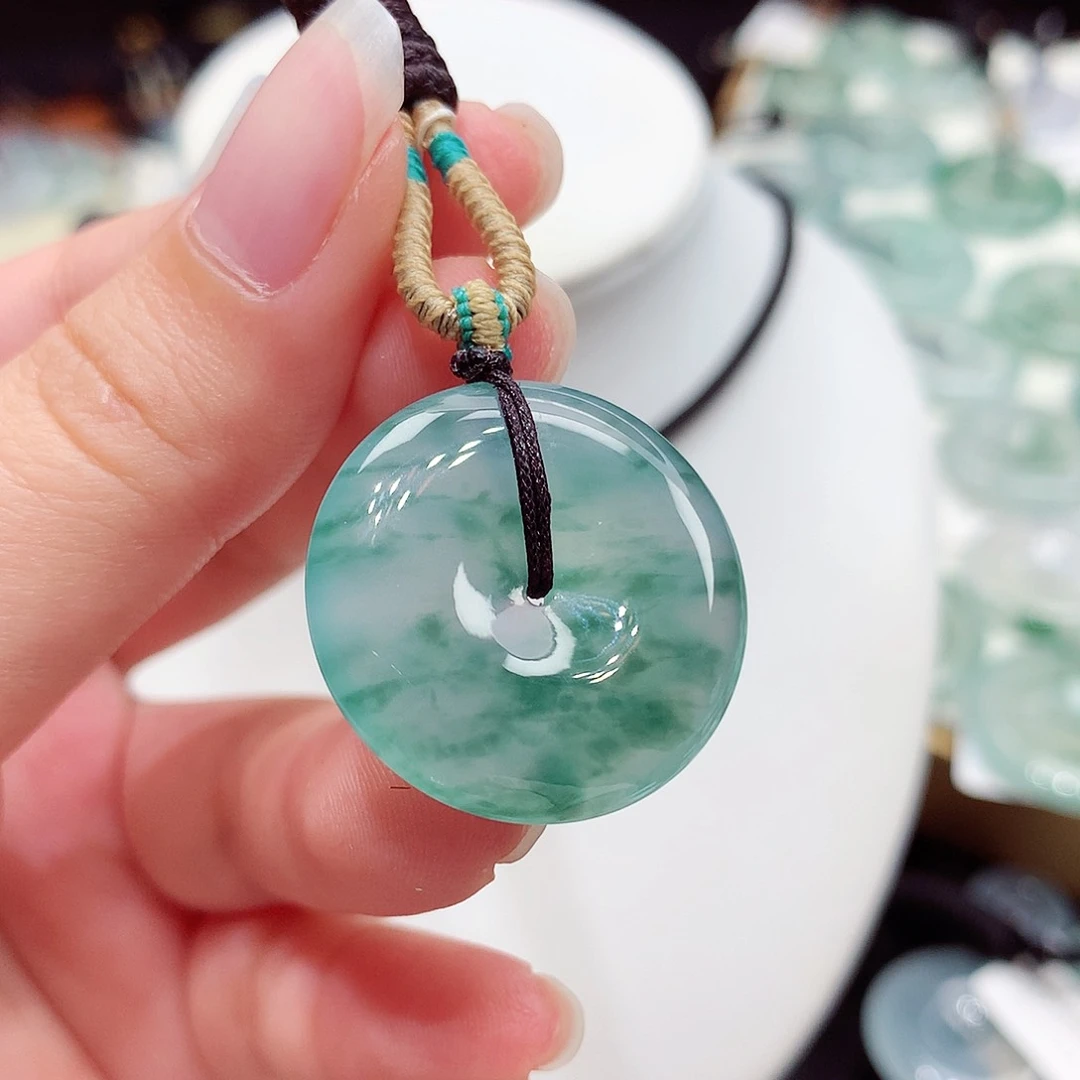 颈饰未镶嵌翡翠翡翠61，25.3/5.3