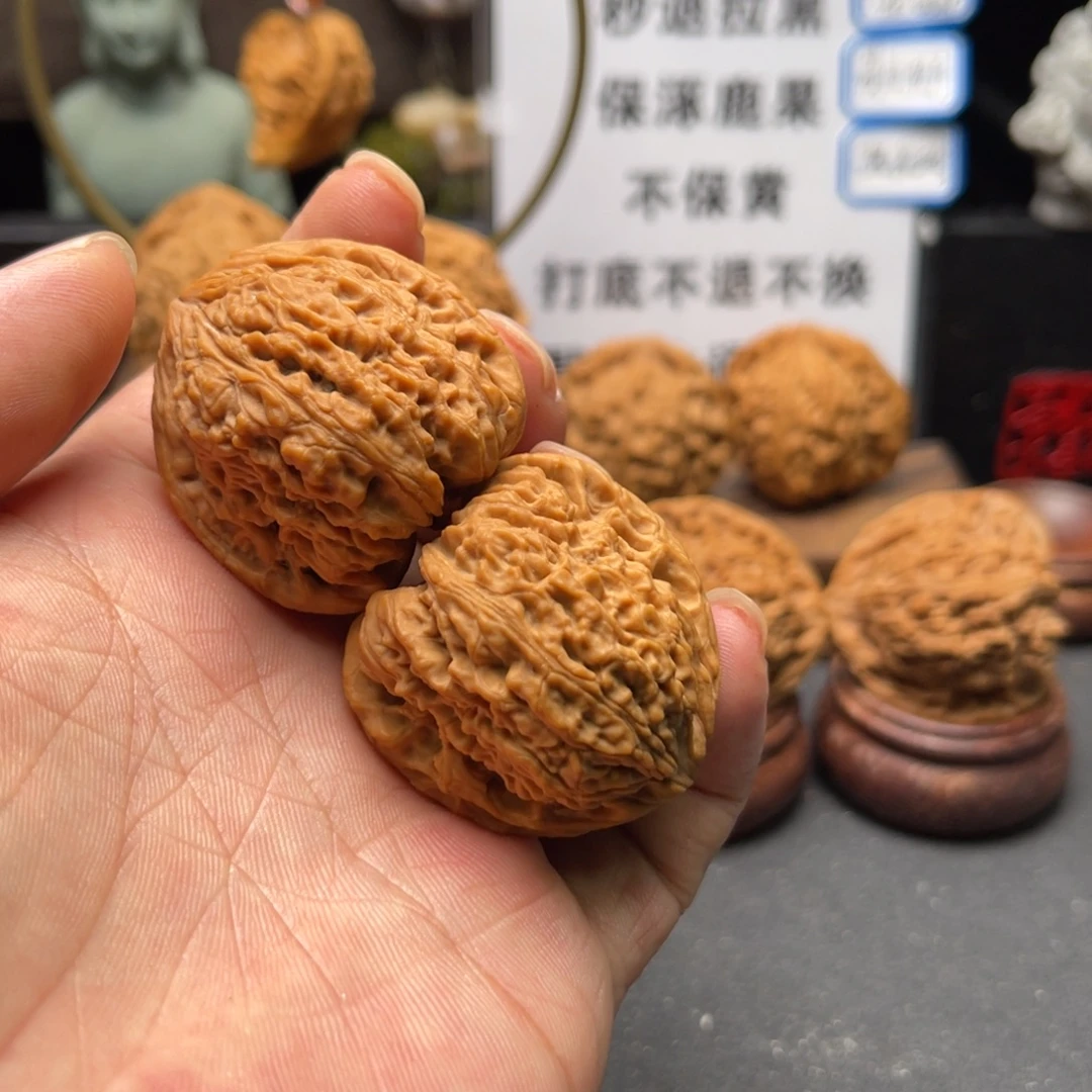 火***炮猴头核桃把件涿鹿