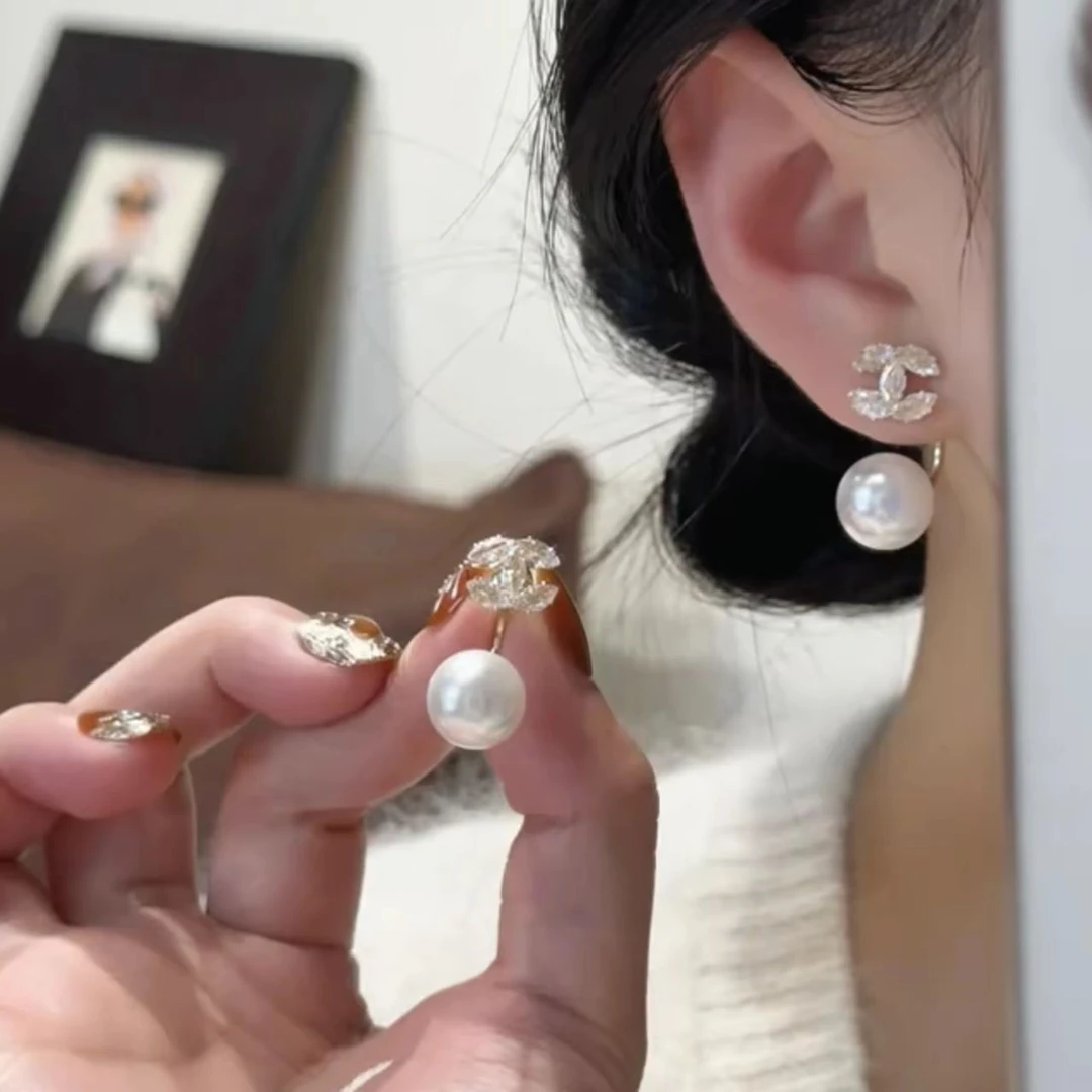 铜合金耳饰 气质轻奢百搭简约简约优雅精致网红设计师耳环F3172