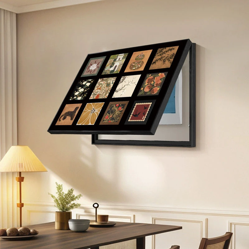 新款法式电表箱装饰画餐厅中古风电箱遮挡挂画免打孔电闸客厅634