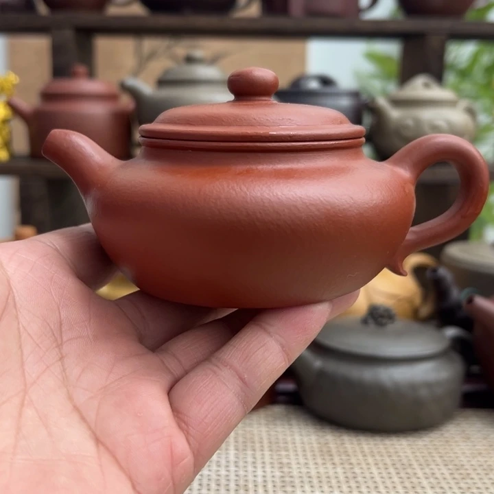 茶壶紫砂宜兴原矿紫砂全手仿古180CC