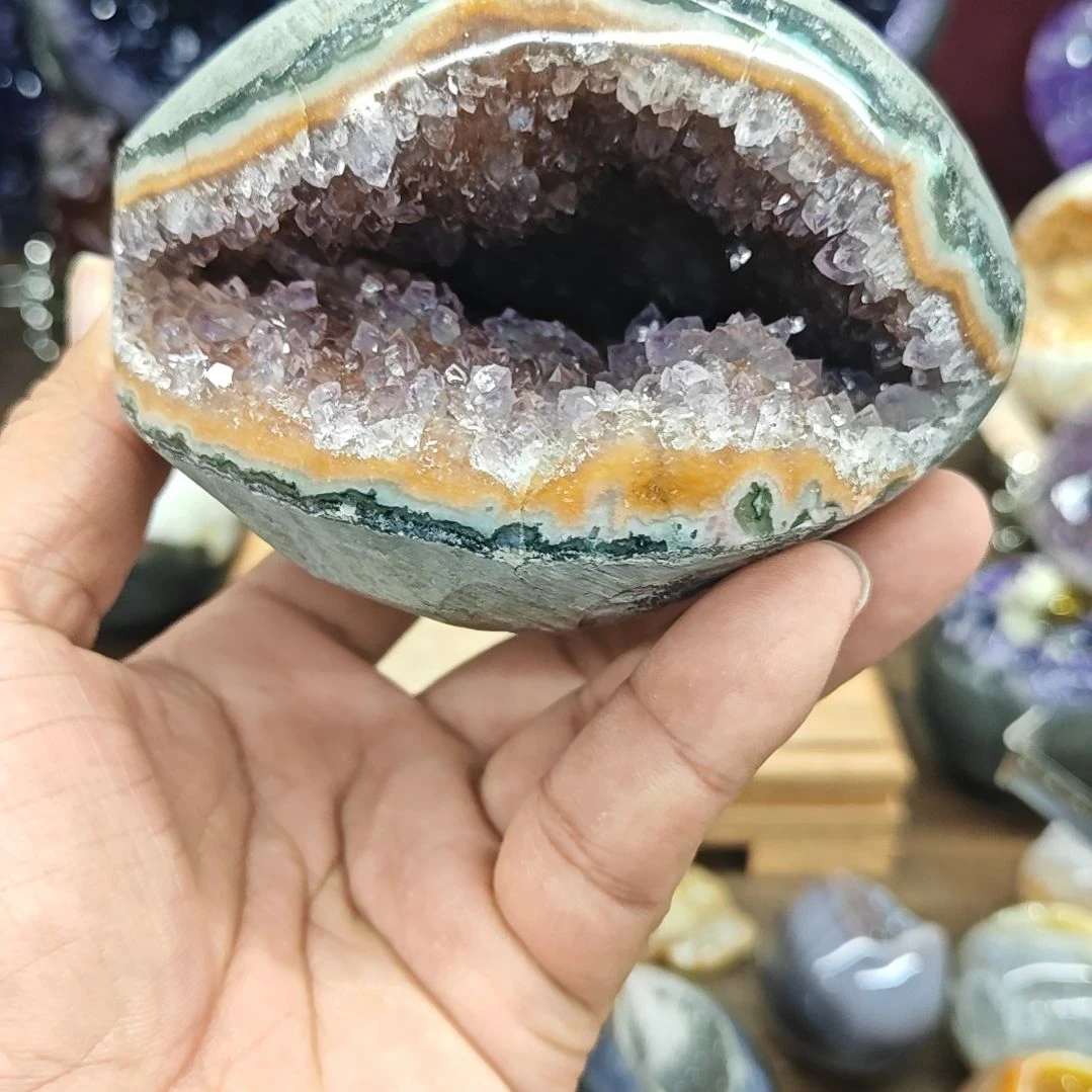 紫晶银S925镶嵌大型摆件（非配饰）
