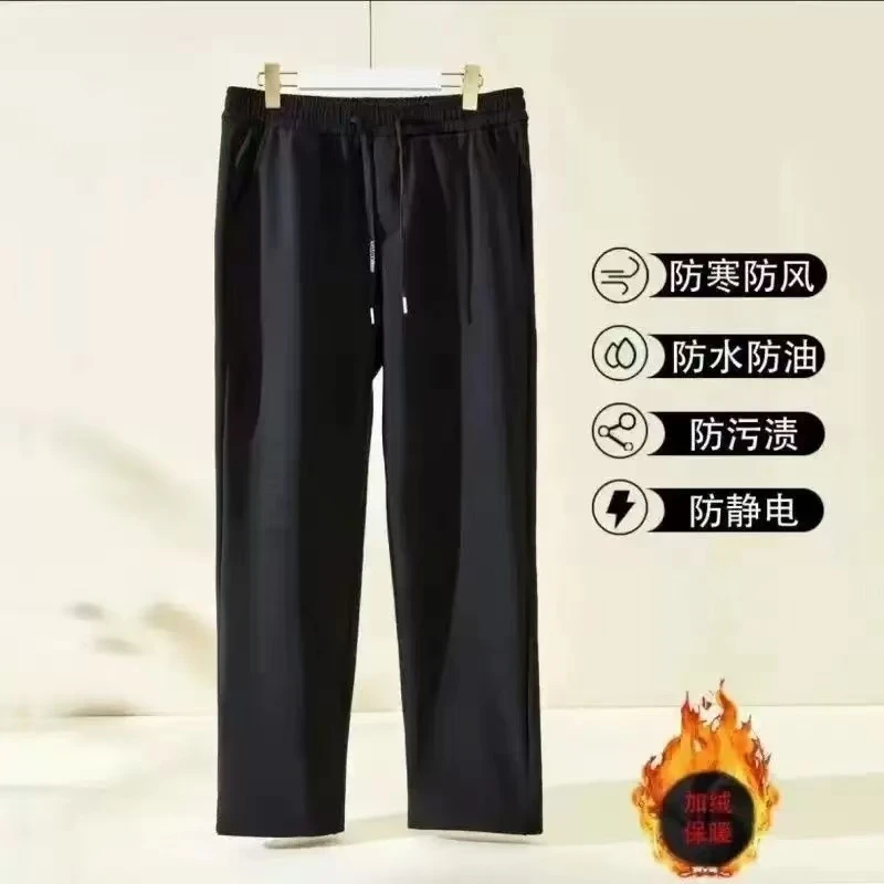 新中式女装速干裤裤加绒