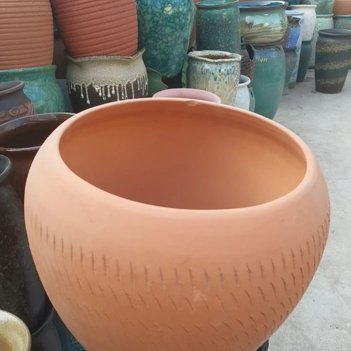 红陶口25高26瑕疵