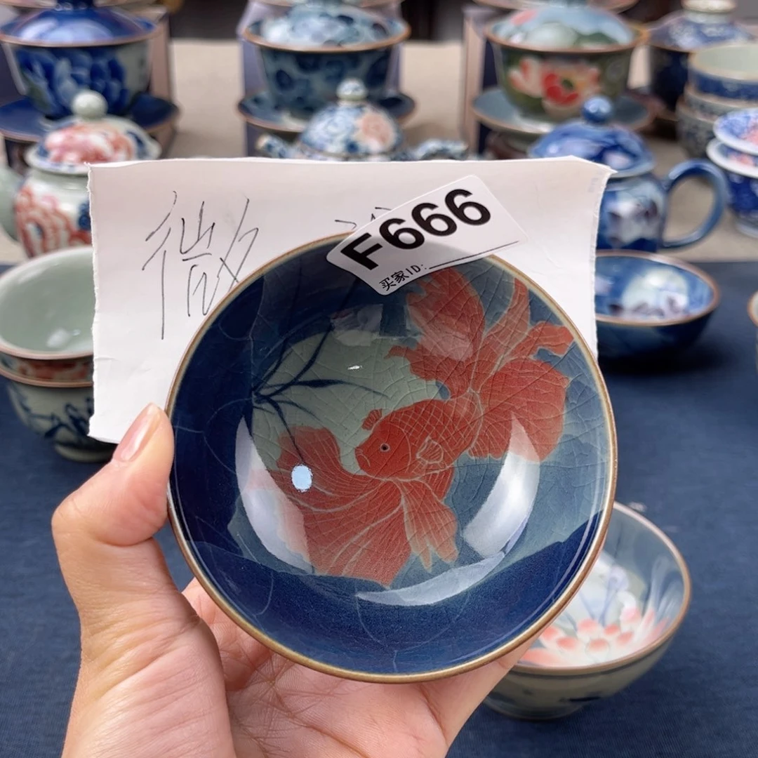 杯景德镇手绘手工茶具