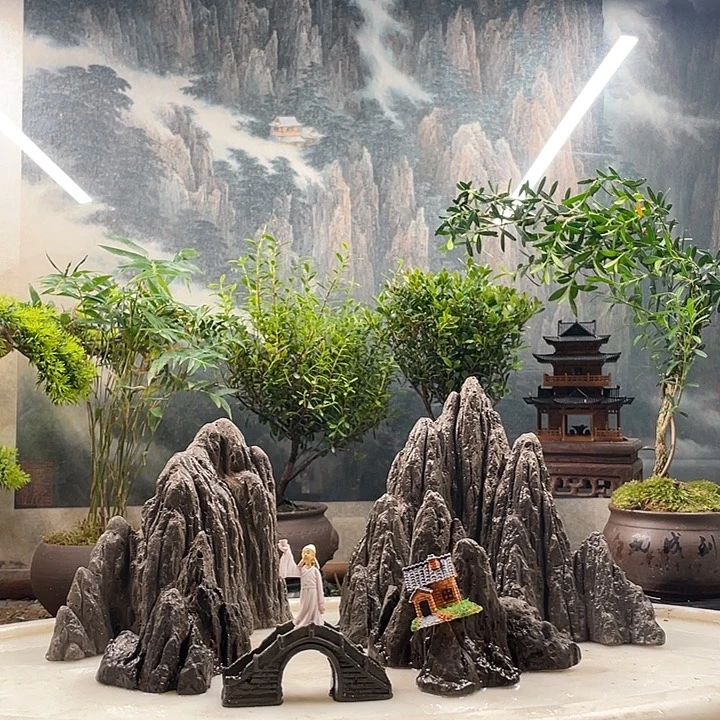 强***哥鱼缸造景组合4377