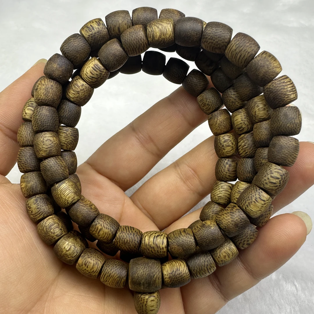 奇楠沉香卡8/26多圈鼓珠108颗 男女士多样性发一