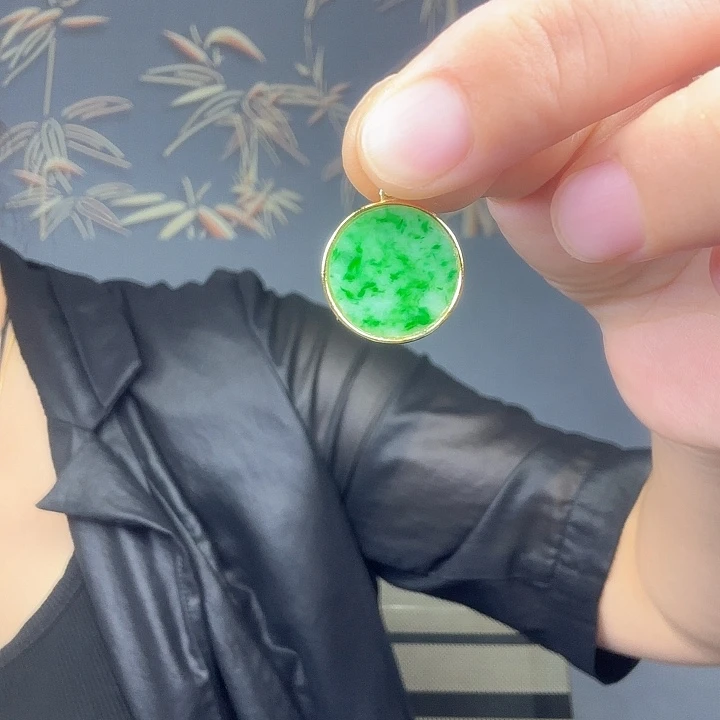 仙****翡翠银S925镶嵌吊坠(不含链)特价