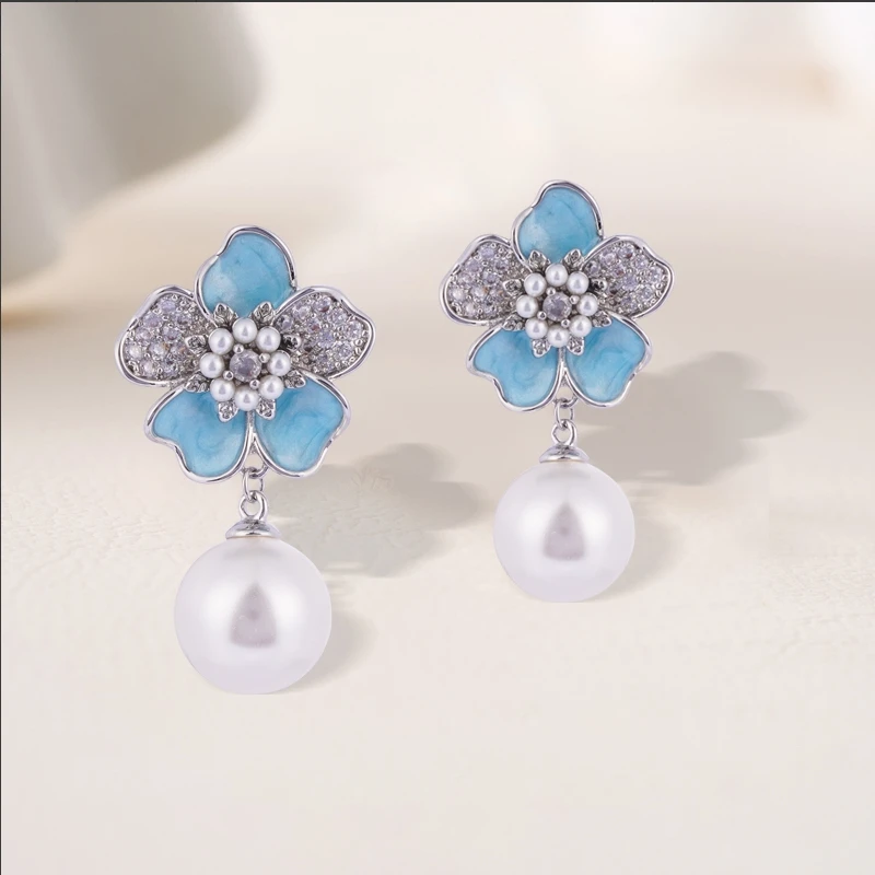 合金耳饰 设计师款时尚轻奢耳饰~4051