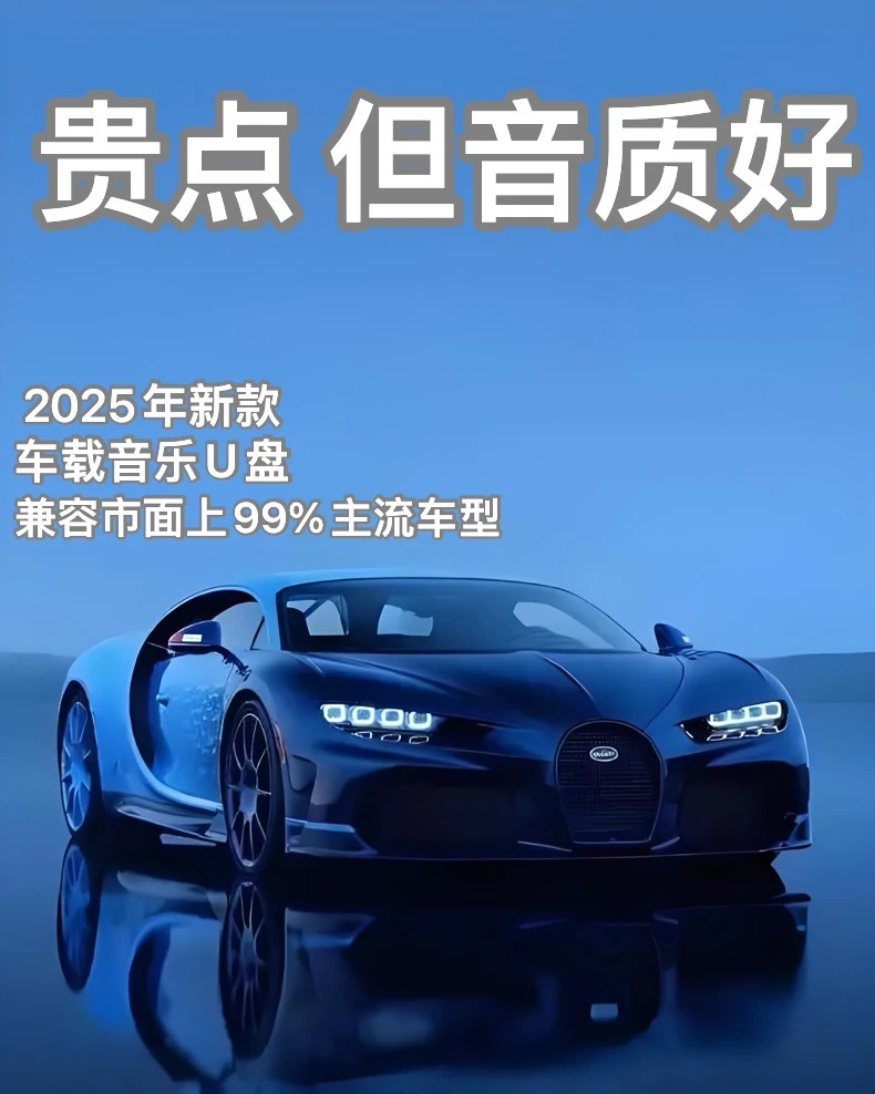 三号2025年新款车载音乐U盘最新款全DJ劲爆音频带视频车载U盘