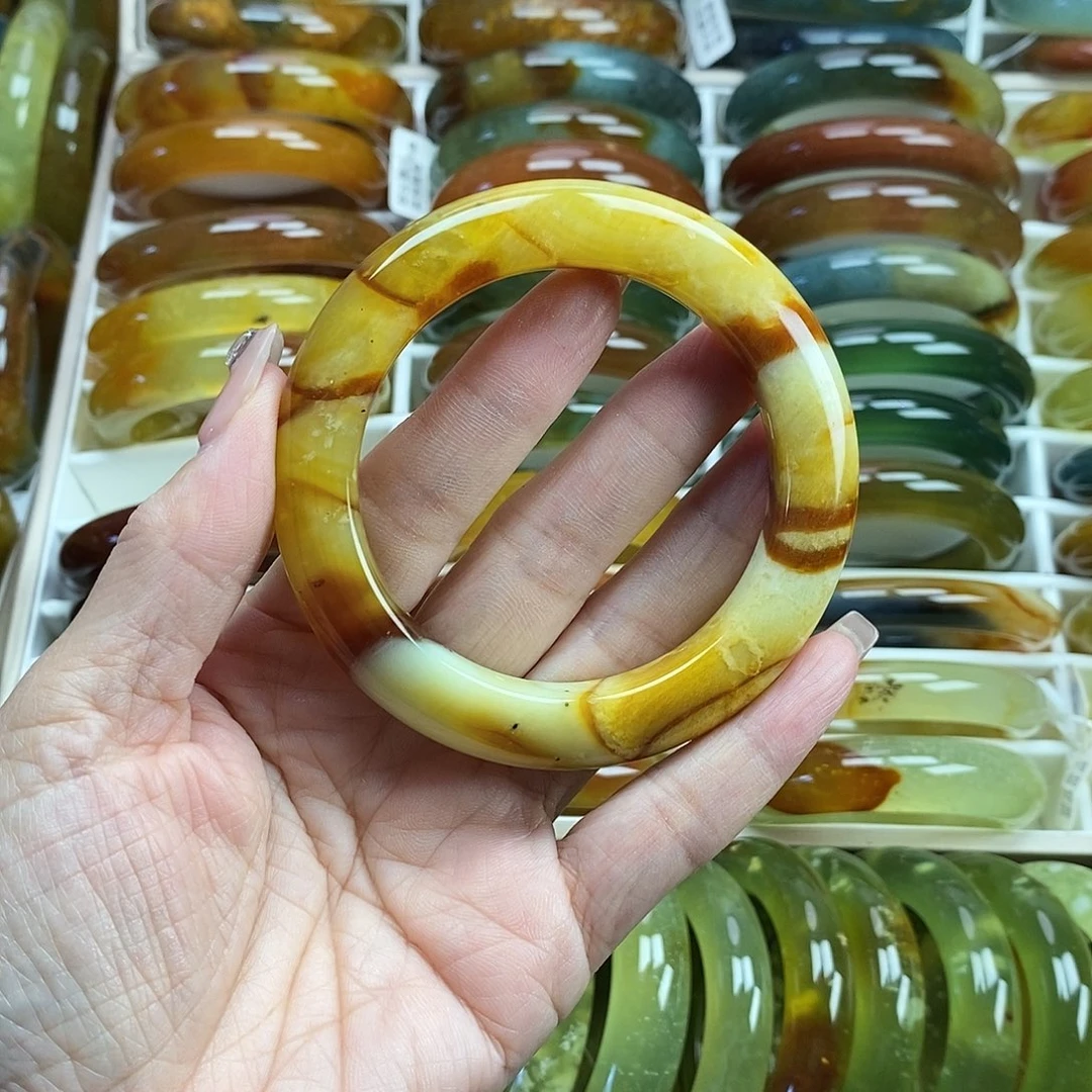 未镶嵌蛇纹石玉手镯57