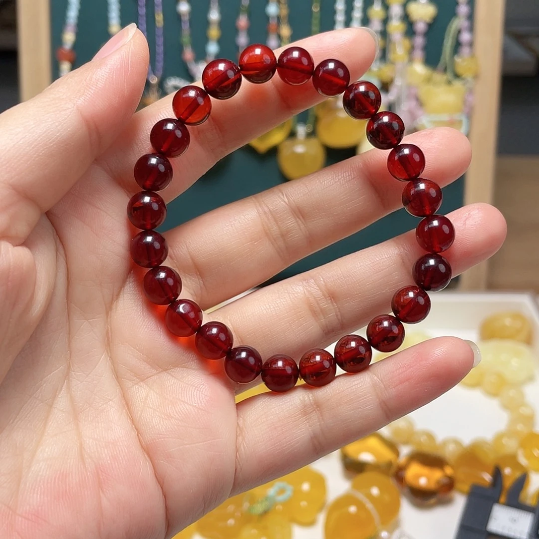 裸石琥珀未镶嵌琥珀手串