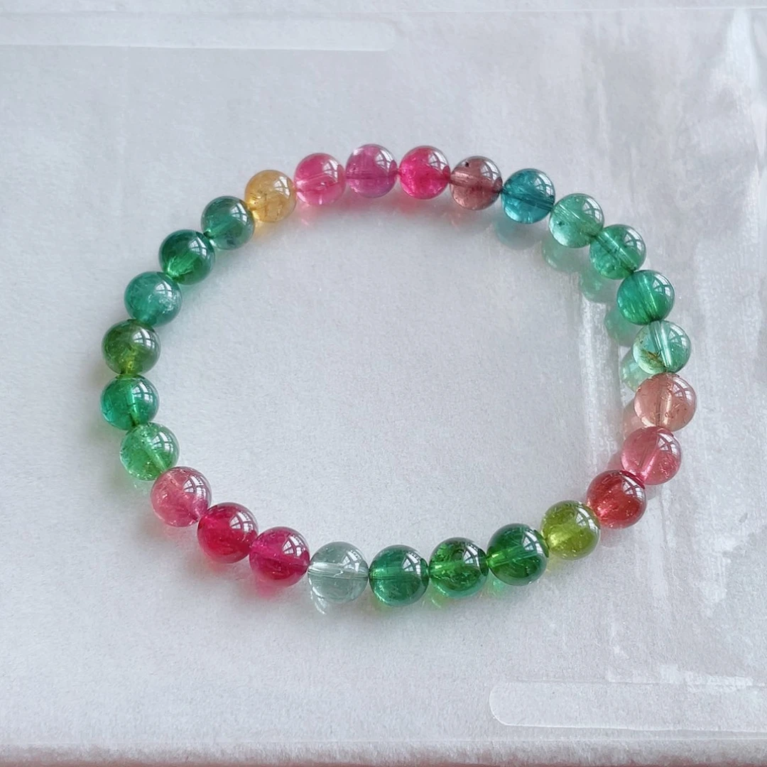 手链未镶嵌碧玺7.3mm左右