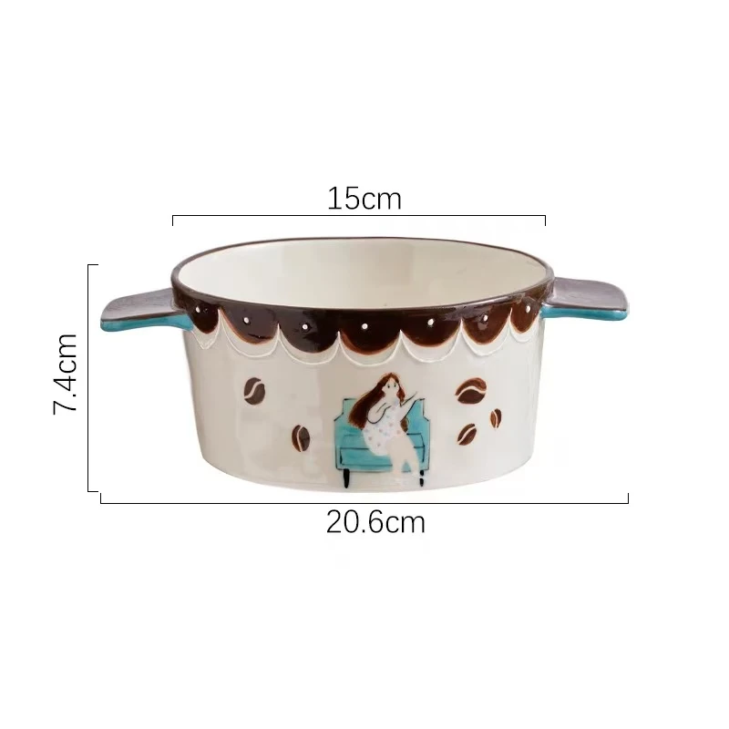 E95怡咖-双耳面碗