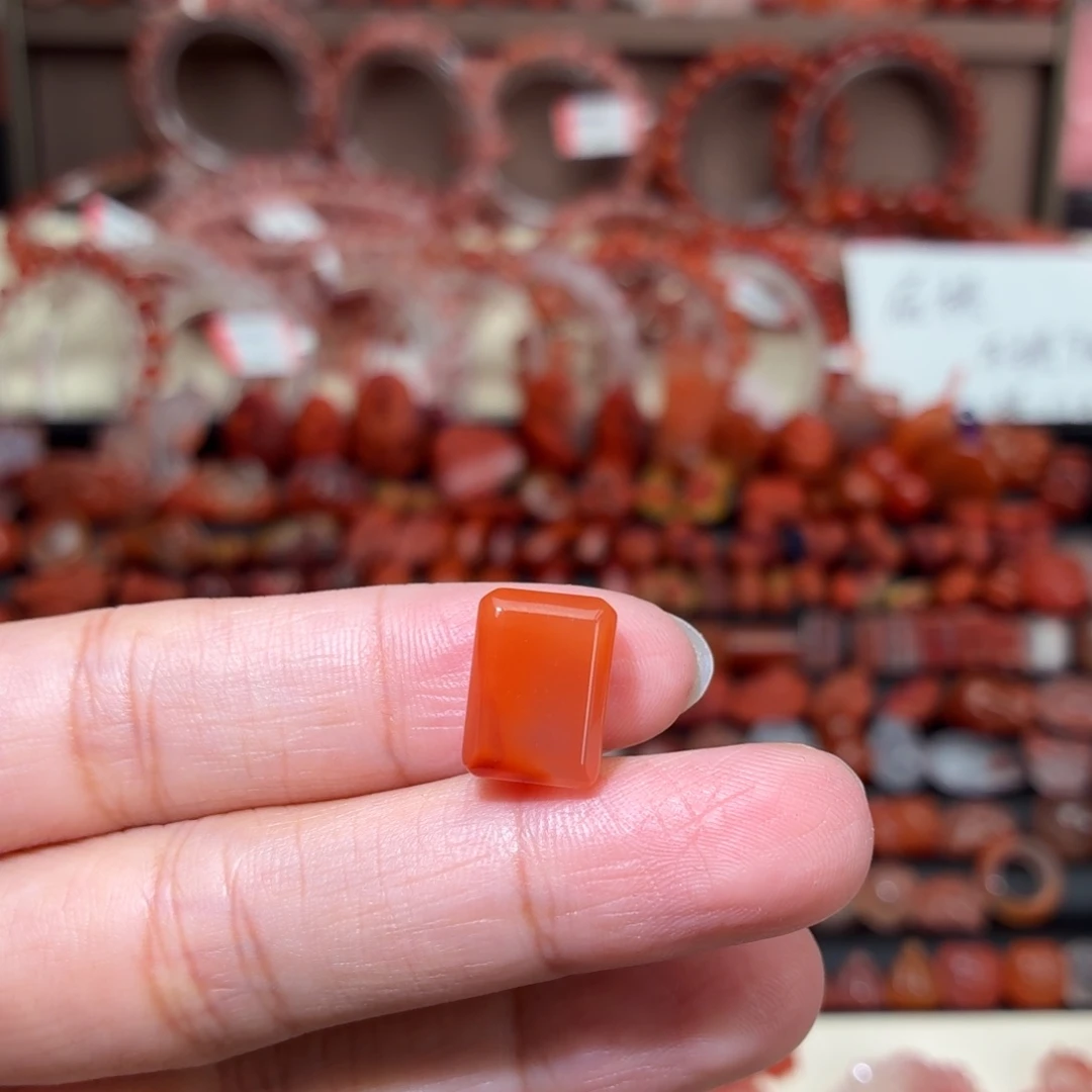 南红玛瑙未镶嵌颈饰长条13*9+