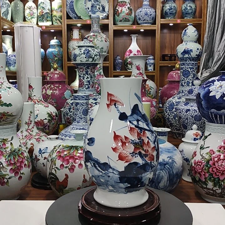 瓷片景德镇陶瓷花瓶子