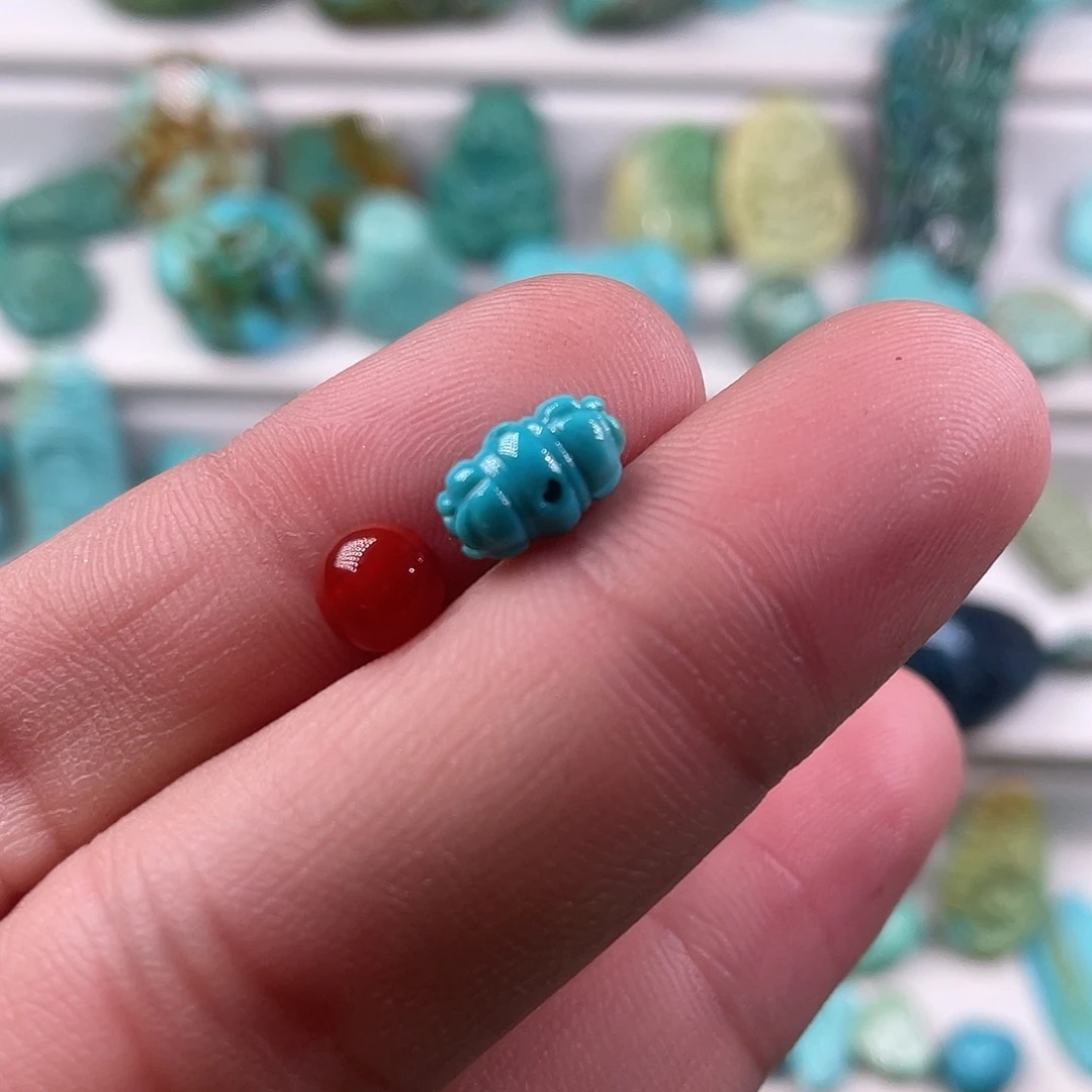 南红玛瑙未镶嵌颈饰