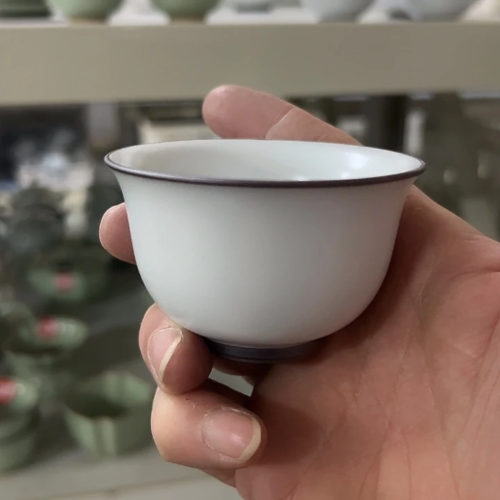 微瑕陶瓷茶壶茶杯家用