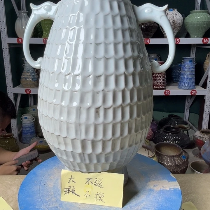懒***洋景德镇陶瓷花盆花器762