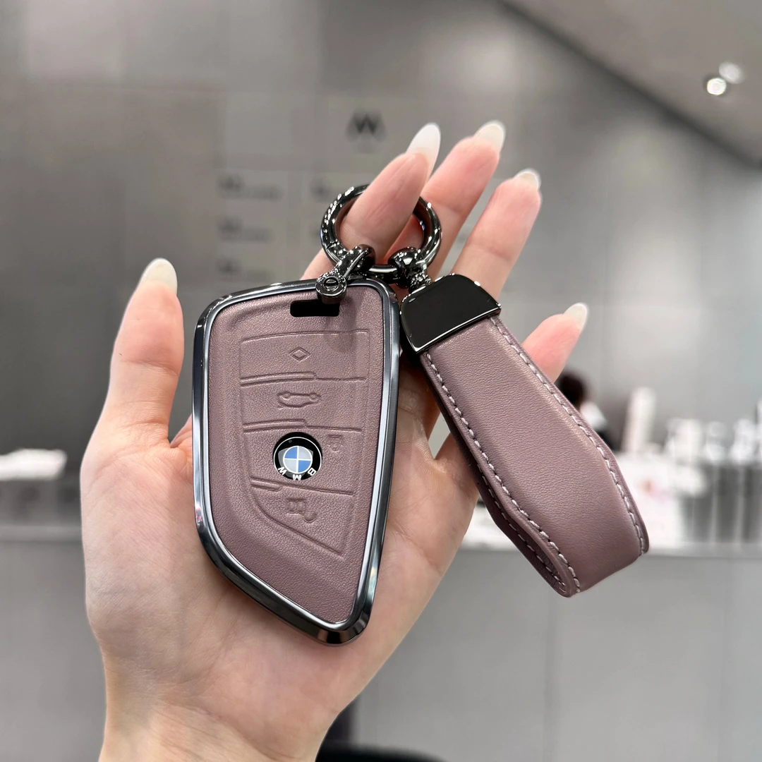 适用宝马3系钥匙套新款X3刀锋壳52530li 325i X1X4X5系X6X7包车扣