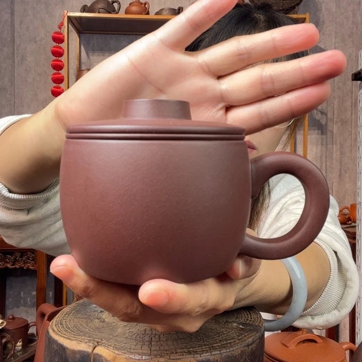 茶杯紫砂原矿紫砂杯