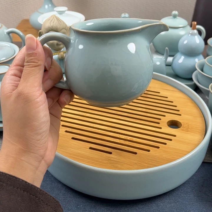 天青支钉大容量公道杯一级全品