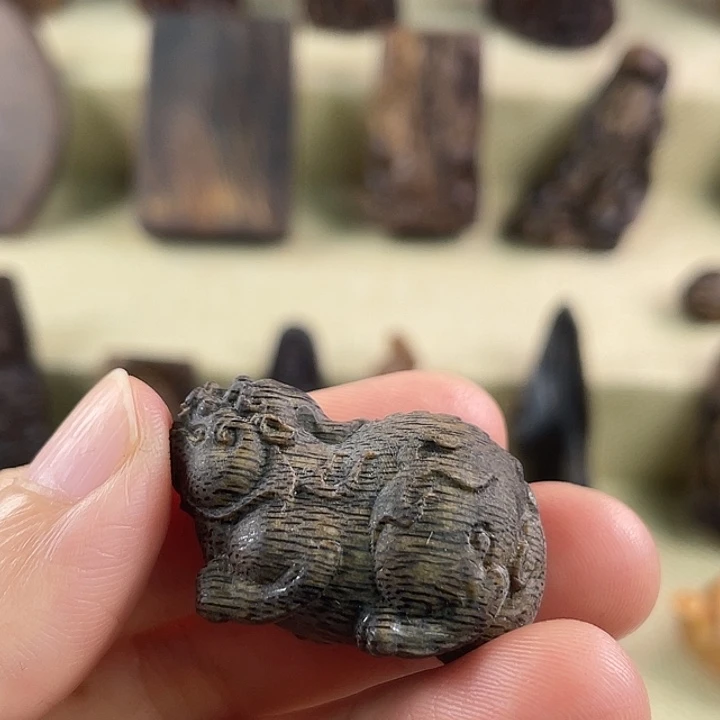 木@***宝文莱绿棋雕刻工艺