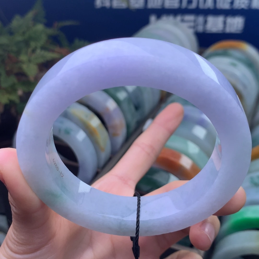 定制翡翠未镶嵌手镯定制不退不换