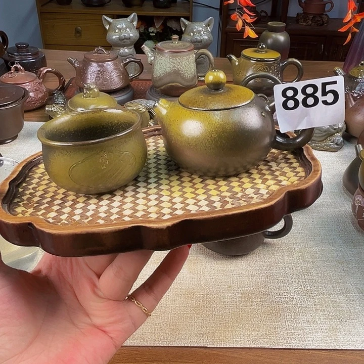 柴燒蓋碗茶香柴燒壺泡茶香