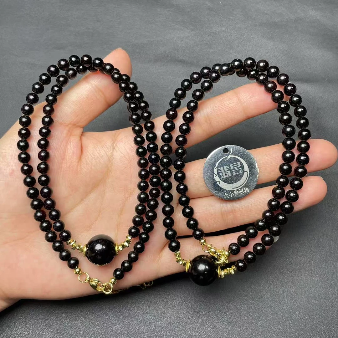 翡昱N15-38114-711-琥珀珠链吊坠颈饰/约5-12+/60颗/多样性发其一