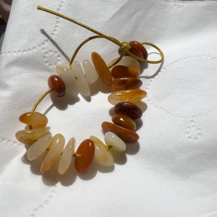 和田玉珠宝半成品未镶嵌