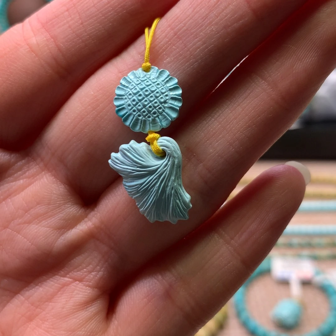 绿松石未镶嵌配饰