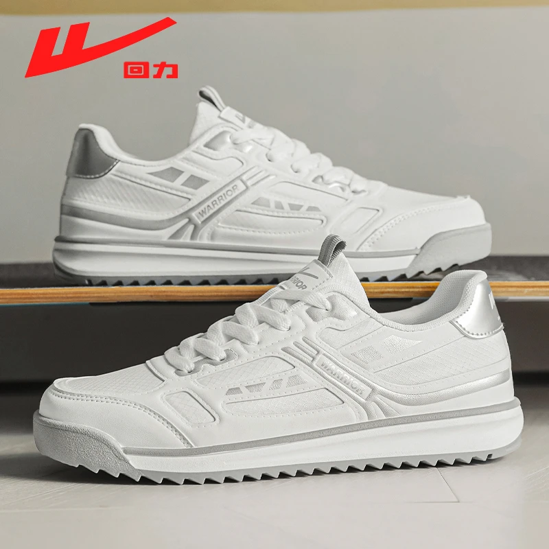 回力国潮小众男鞋2025冬季新款增高厚底休闲百搭软底运动小白鞋子