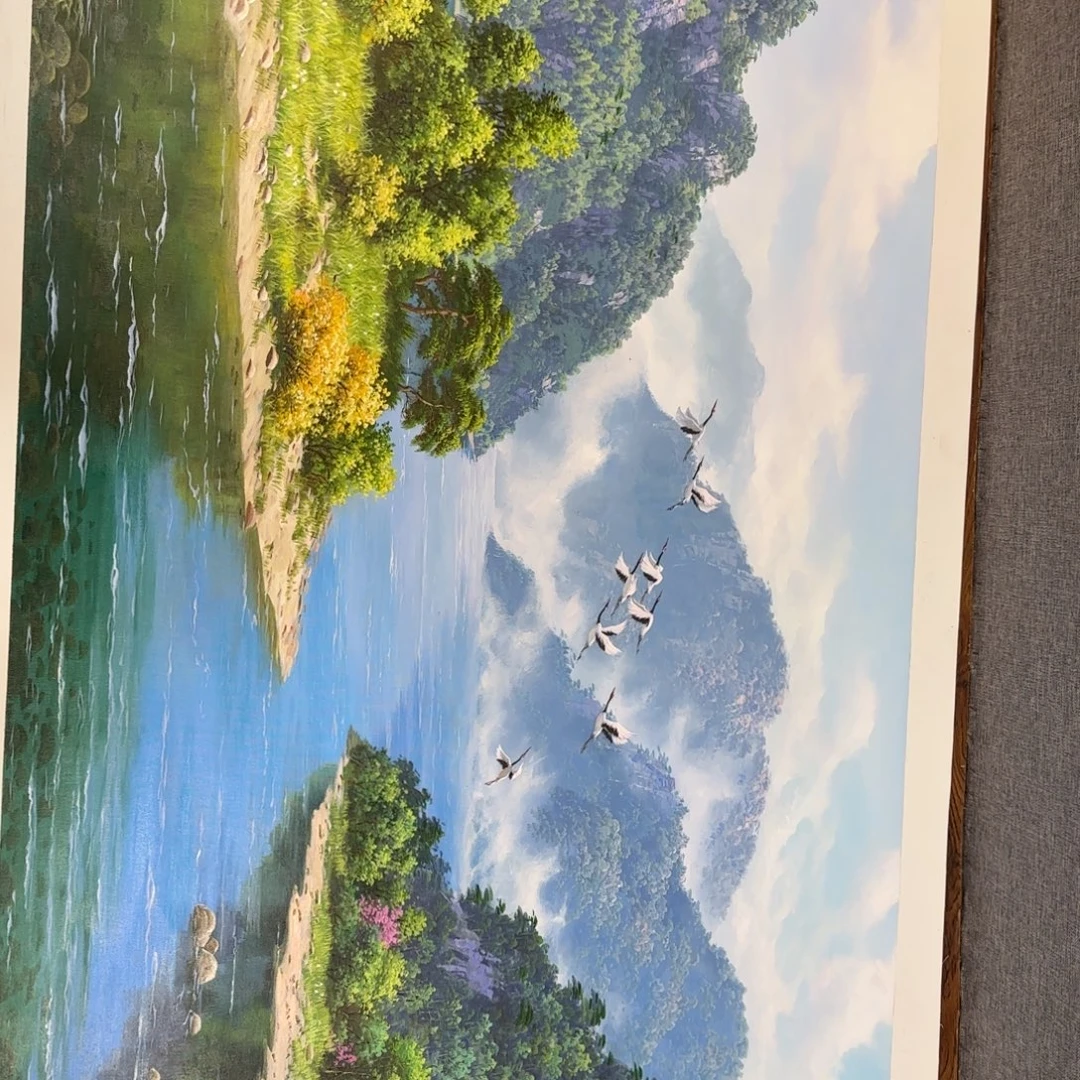 用***3油画一起加油努力