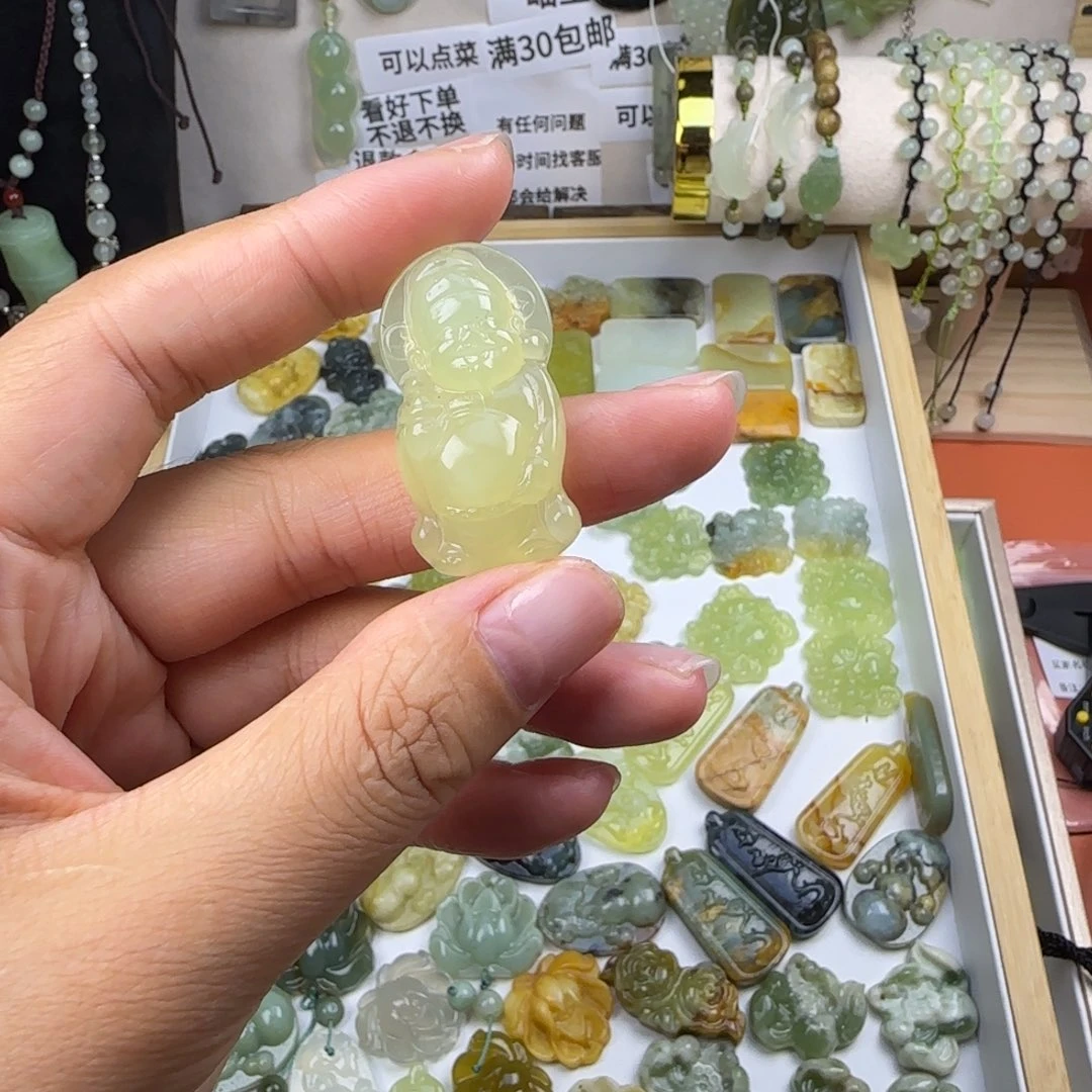 蛇纹石玉岫玉未镶嵌