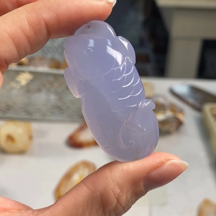 玛瑙/玉髓吊坠(不含链)未镶嵌