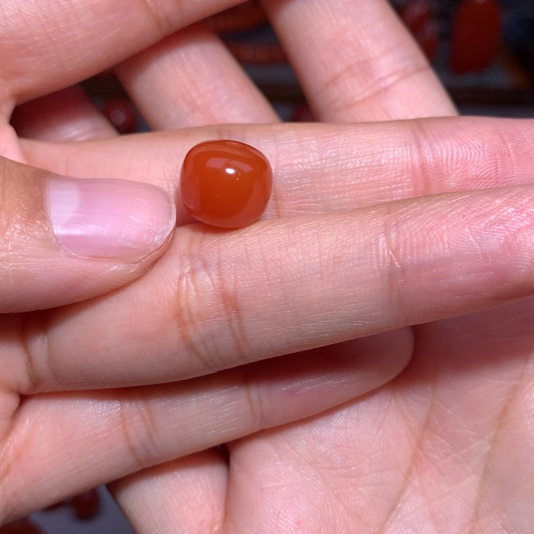 南红玛瑙保山柿子老型未镶嵌天**▓10.6×9.5