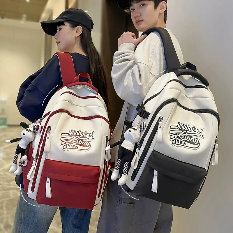 ins小众书包推荐高中生男款大学生女初中生大容量小学生校园背包